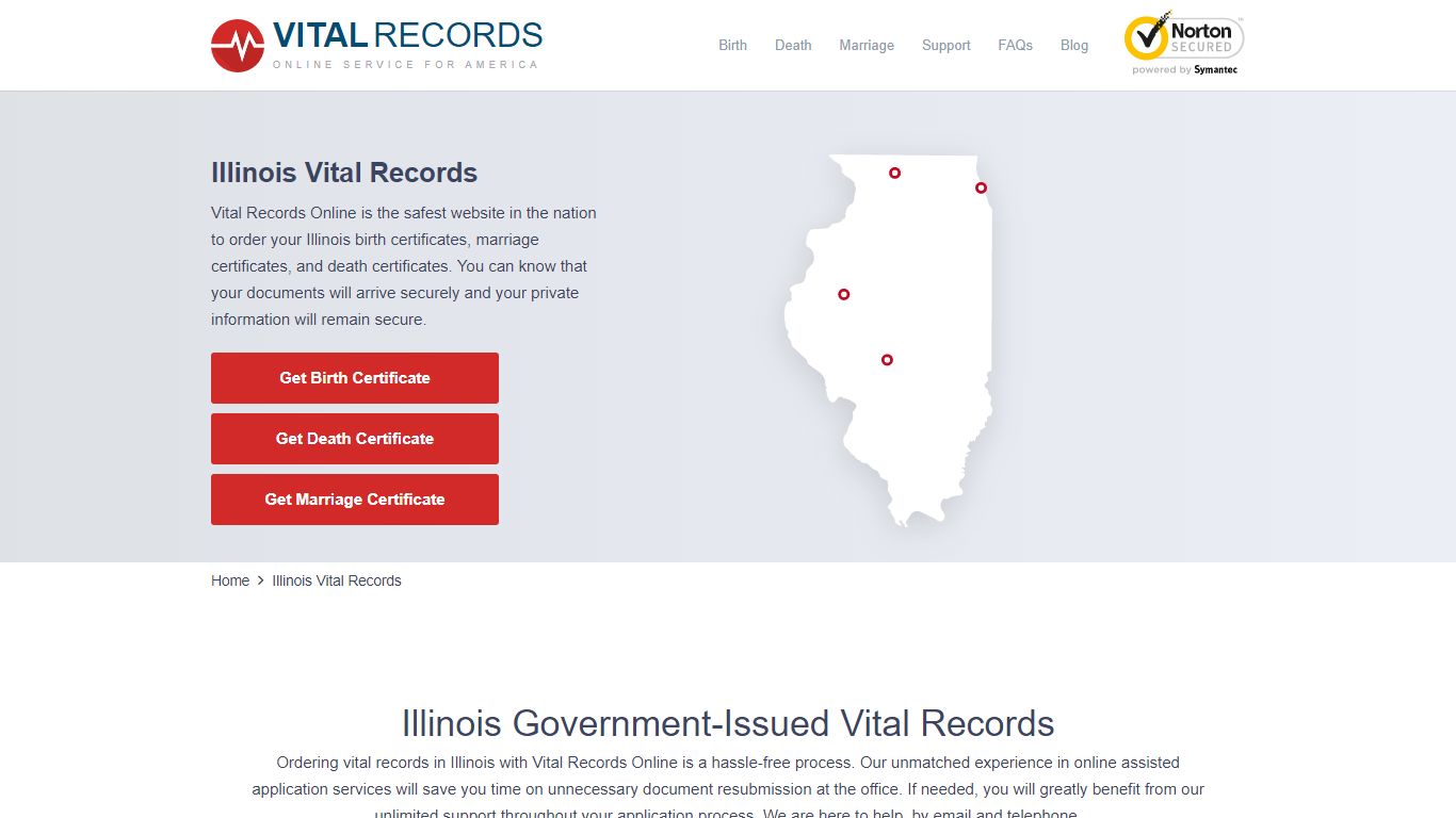 Illinois Vital Records - Vital Records Online
